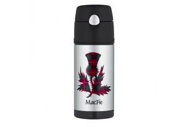 Thistle - MacFie Scottish Thermos Bottle 12oz by CafePress