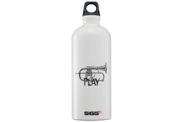 PLAY- FLUGELHORN copy.png Music Sigg Water Bottle 1.0L by CafePress