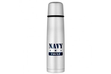 Navy Uncle Large Thermos Bottle Navy Large Thermosreg; Bottle by CafePress