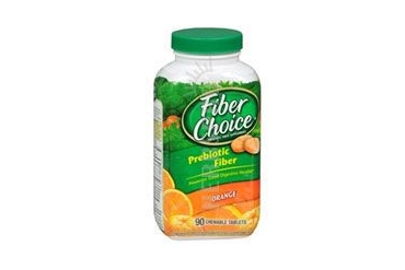 Fiberchoice Prebiotic Fiber Chewable Tablets Orange 90 Tabs