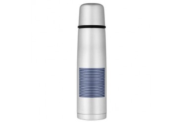 Blue White Nautical Stripes Large Thermos Bottle Art Large Thermosreg; Bottle by CafePress