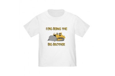 Big Brother Bulldozer Toddler T-Shirt