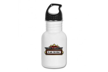 World's Greatest Hair Stylist Occupations Kid's Water Bottle by CafePress