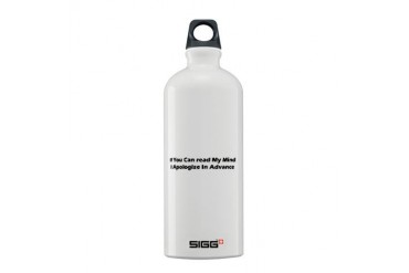 If You Can Read My Mind Nerd Sigg Water Bottle 0.6L by CafePress