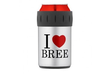 Bree Thermos Can Cooler Love Thermosreg; Can Cooler by CafePress