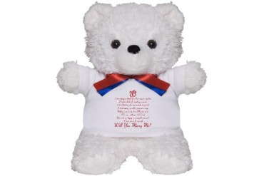 Will You Marry Me? Teddy Bear