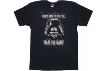 Star Wars Darth Vader Don't Hate the Player Hate the Game T-Shirt Sheer