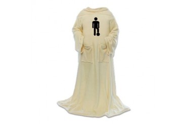 Male Soccer Player Funny Blanket Wrap by CafePress