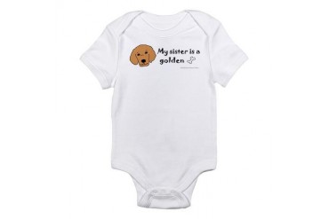 golden retriever gifts Infant Bodysuit