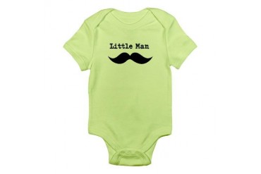 Little Man Mustache Infant Bodysuit
