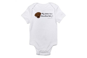 chocolate lab gifts Infant Bodysuit