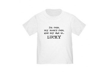 Daddy is Lucky Toddler T-Shirt