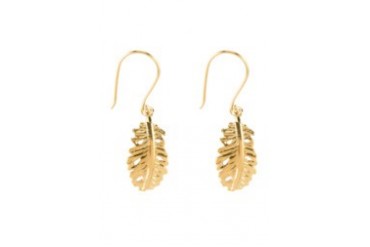 The Moes Leaf On Earrings