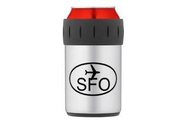 san fran airport.jpg Thermos Can Cooler Car Thermosreg; Can Cooler by CafePress