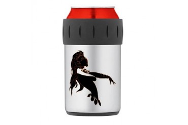 La Gitana Negra Thermos Can Cooler Art Thermosreg; Can Cooler by CafePress