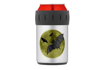 Bats Thermos Can Cooler Halloween Thermosreg; Can Cooler by CafePress