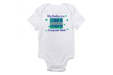 My Daddy is a Computer Geek Infant Creeper
