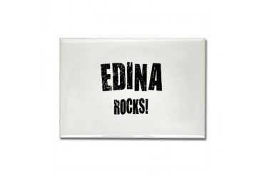Edina Rocks Minnesota Rectangle Magnet by CafePress