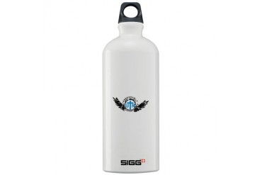 UTR - Stars and Wings - Black Sigg Water Bottle 1. Jesus Sigg Water Bottle 1.0L by CafePress