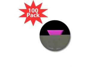 Pink Triangle Gay pride Mini Button 100 pack by CafePress