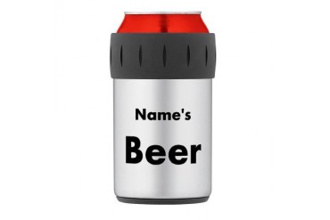 Personalized Beer Cozy Thermos Can Cooler