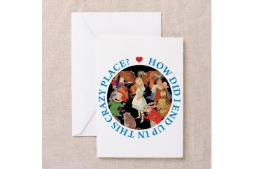 How Did I End Up In This Crazy Place Baby Greeting Card by CafePress