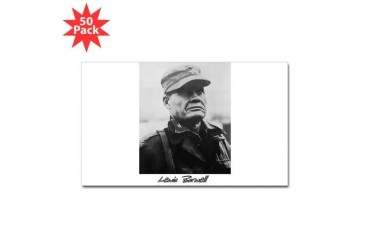 Chesty Puller w text Usmcfp Sticker Rectangle 50 pk by CafePress