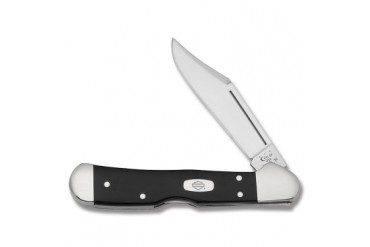 Case Harley-Davidson Mini CopperLock with Smooth Black Synthetic Handle