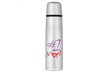 1 Mom Large Thermos Bottle Family Large Thermosreg; Bottle by CafePress
