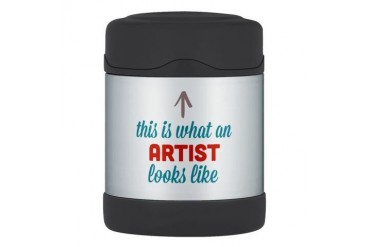 Artist Looks Like Thermos Food Jar Art Thermosreg; Food Jar by CafePress