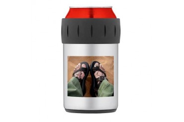 1801.JPG Thermos Can Cooler Art Thermosreg; Can Cooler by CafePress