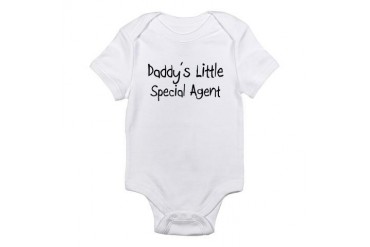 Daddy's Little Special Agent Infant Bodysuit