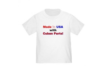 Made in USA with Cuban Parts Toddler Tee