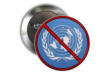 Anti UN Button Anti 2.25 Button by CafePress