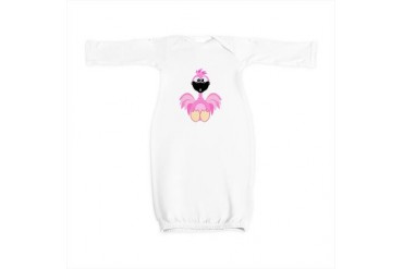 flamingo.png Funny Baby Gown by CafePress