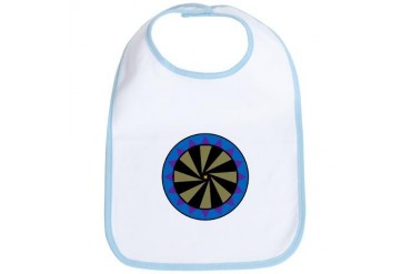 Geometric Sun Art 12 Art Bib by CafePress