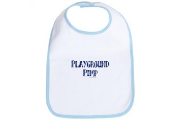 Playground Pimp Funny Bib by CafePress