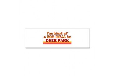I am kind of a BIG DEAL in Deer Park Car Magnet 10 Texas Car Magnet 10 x 3 by CafePress