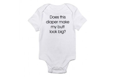 Does This Diaper Make My Butt Look Big? Bodysuit