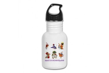Alice Friends in Wonderland Baby Kid's Water Bottle by CafePress