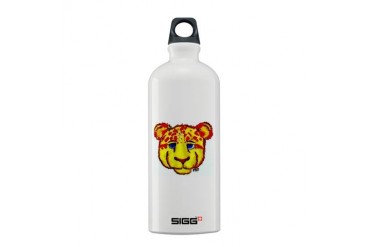 Sleepy Leopard Cute Sigg Water Bottle 0.6L by CafePress