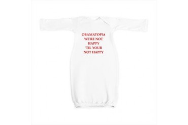 OBAMA.png Funny Baby Gown by CafePress