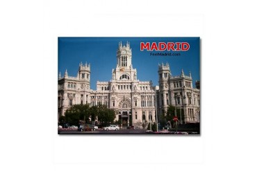 Madrid Magnet Travel Rectangle Magnet by CafePress
