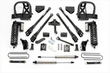 Fabtech 8 Inch 4-Link System w/Front Dirt Logic 4.0 Coilovers and Rear Dirt Logic Shocks K20361DB Complete Suspension Systems and Lift Kits