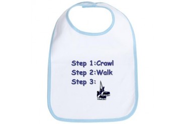 Hockey Baby Cute Bib by CafePress