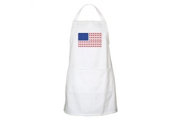 Patriotic Snowboarder USA Fla Sports Apron by CafePress