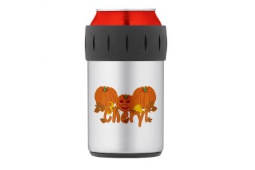 Halloween Pumpkin Cheryl Thermos Can Cooler Baby Thermosreg; Can Cooler by CafePress