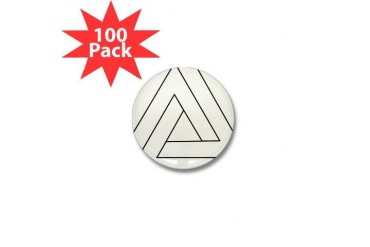 Impossible Triangle Cool Mini Button 100 pack by CafePress