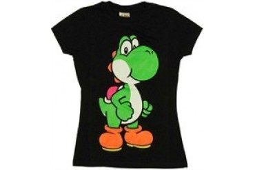 Nintendo Neon Yoshi Baby Doll Tee