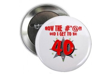 40 Button Vintage 2.25 Button by CafePress